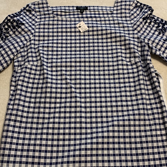 Talbots Square Neck Blouse. - Picture 2 of 11